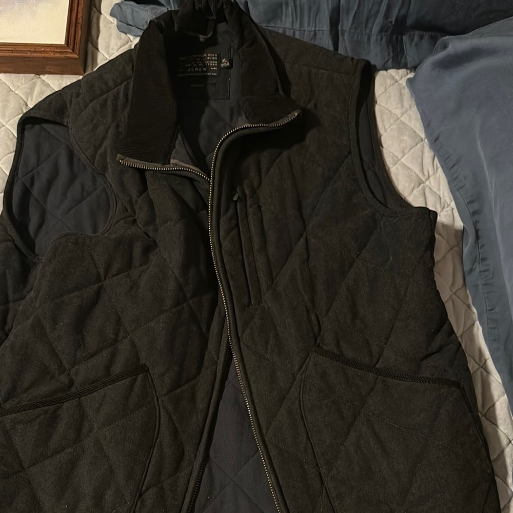 Black Quilted Vest